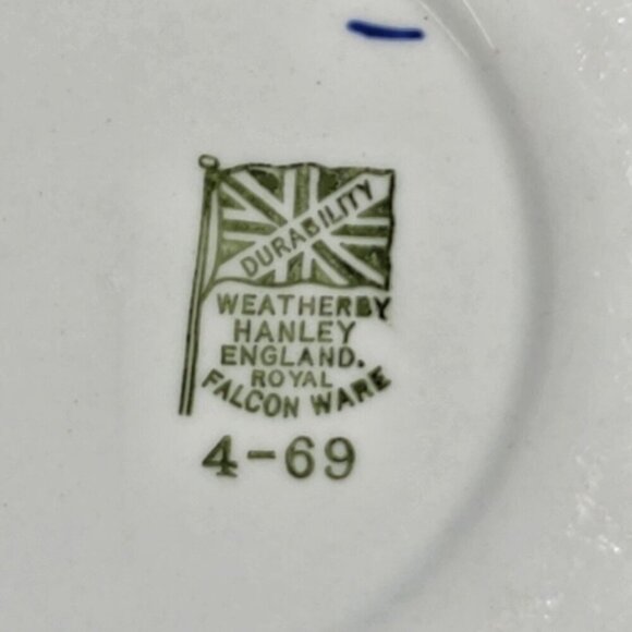 Vintage Cobalt Blue Ceramic Collector Plate With Ship Scene and Gold Accents - Picture 9 of 12